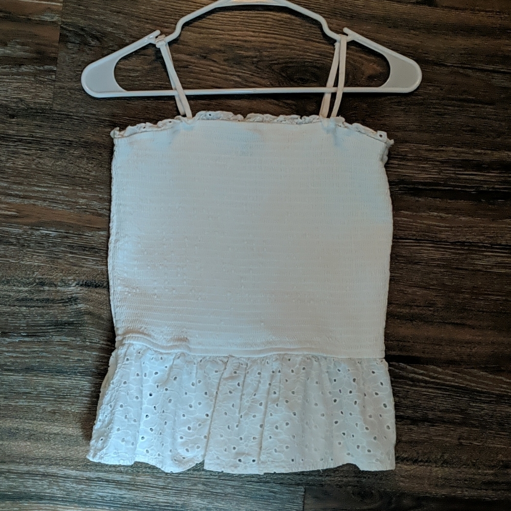 Girls white top